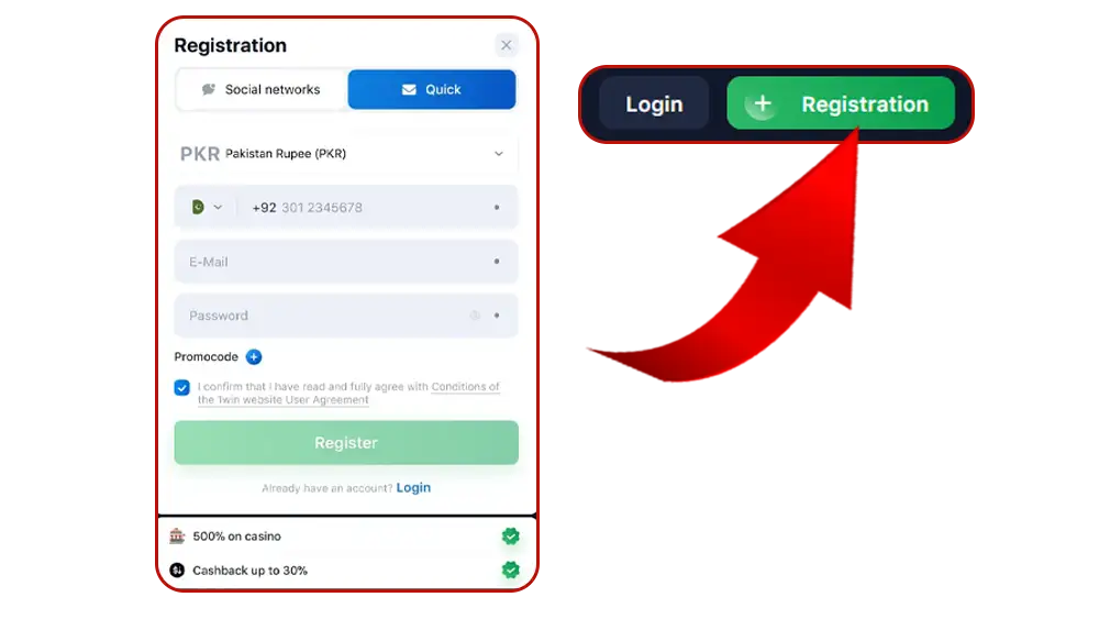 Register on 1Win