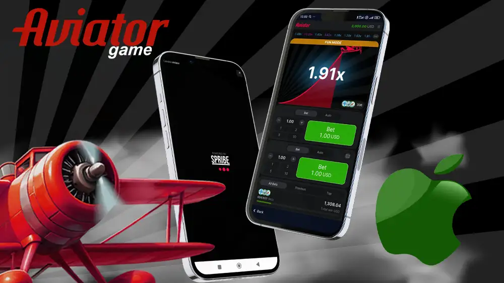 Aviator game download process for iOS