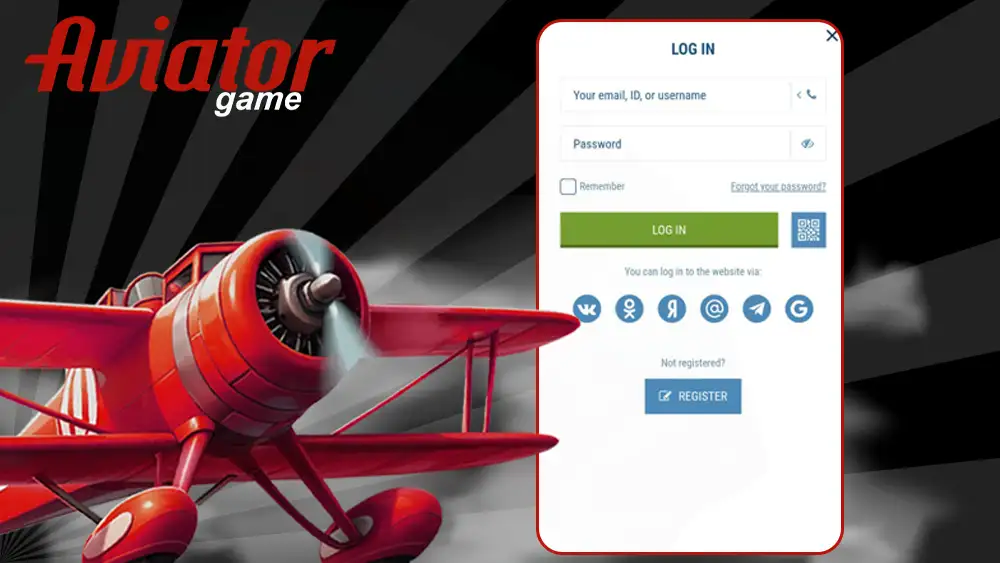 Login and start playing Aviator game