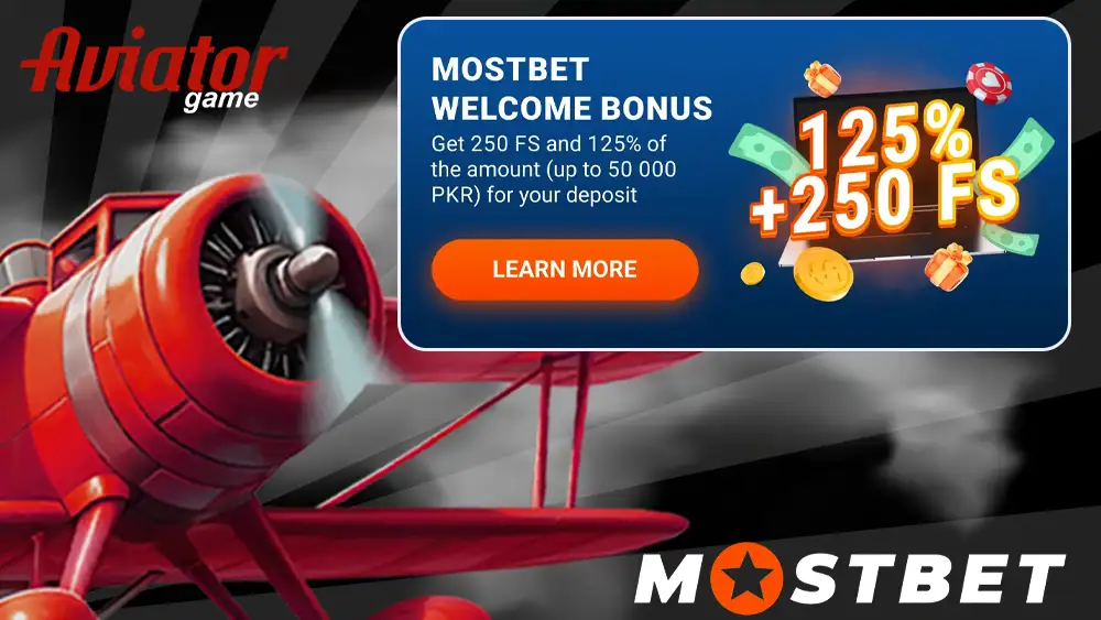 Welcome bonus Mostbet