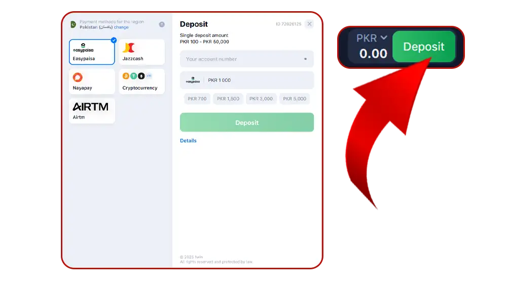 Make a deposit